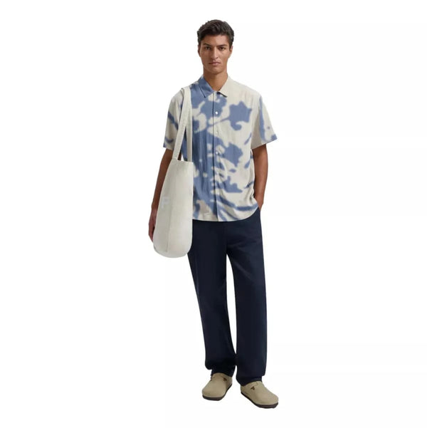 OLAF M SHIRT Olaf Abstract Dandelion Shirt Blauw - Match Laren