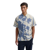 OLAF M SHIRT Olaf Abstract Dandelion Shirt Blauw - Match Laren