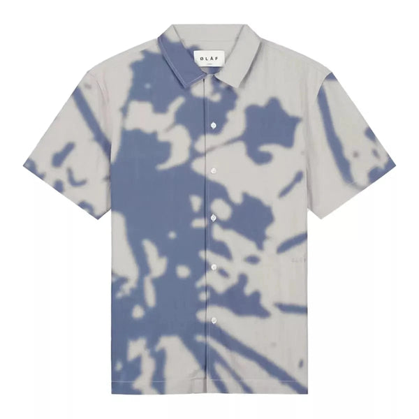 OLAF M SHIRT Olaf Abstract Dandelion Shirt Blauw - Match Laren