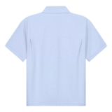 OLAF M SHIRT Olaf Boxy Shirt Mini Check Lichtblauw - Match Laren