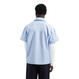 OLAF M SHIRT Olaf Boxy Shirt Mini Check Lichtblauw - Match Laren
