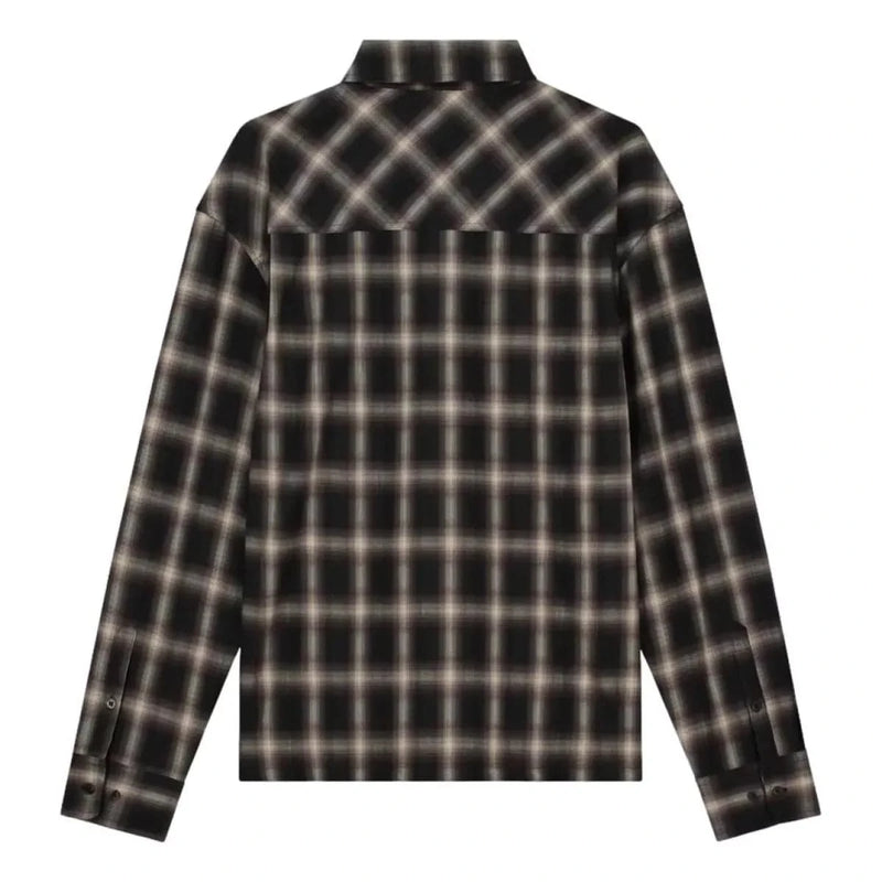 OLAF M SHIRT OLAF Plaid Boxy Shirt Bruin - Match Laren