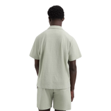 OLAF M SHIRT Olaf Shirt Fine Check Camp Lichtgroen - Match Laren