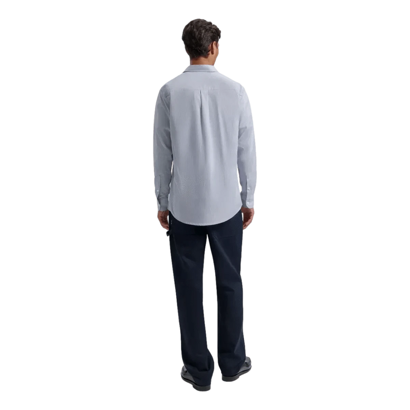 OLAF M SHIRT Olaf Shirt Oxford Stripe Marine Combi - Match Laren