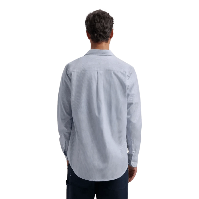 OLAF M SHIRT Olaf Shirt Oxford Stripe Marine Combi - Match Laren
