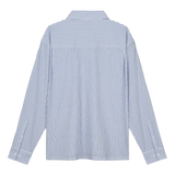OLAF M SHIRT Olaf Shirt Oxford Stripe Marine Combi - Match Laren