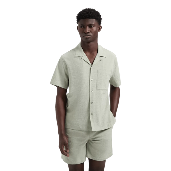 OLAF M SHIRT S / LICHT GROEN Olaf Shirt Fine Check Camp Lichtgroen - Match Laren