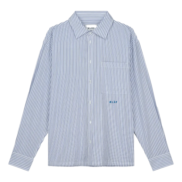 OLAF M SHIRT S / MARINE COMBI Olaf Shirt Oxford Stripe Marine Combi - Match Laren