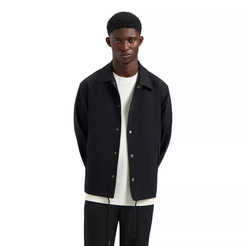 OLAF M SHIRT S / ZWART Olaf Tailored Coach Jack Zwart - Match Laren