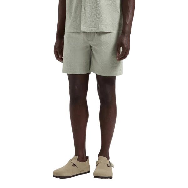 OLAF M SHORT Olaf Korte Broek Fine Check Lichtgroen - Match Laren