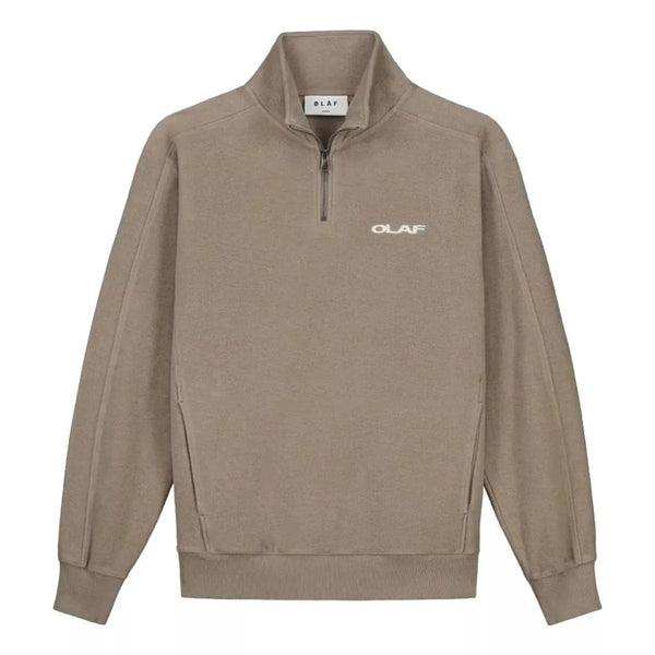 OLAF M SWEATER OLAF Drift Zip Sweater Camel - Match Laren