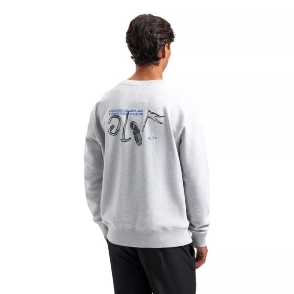 OLAF M SWEATER OLAF Gadget Sweater Grijs - Match Laren