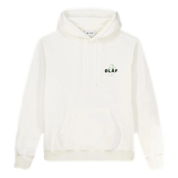 OLAF M SWEATER OLAF Hoodie Diver Outline Wit - Match Laren