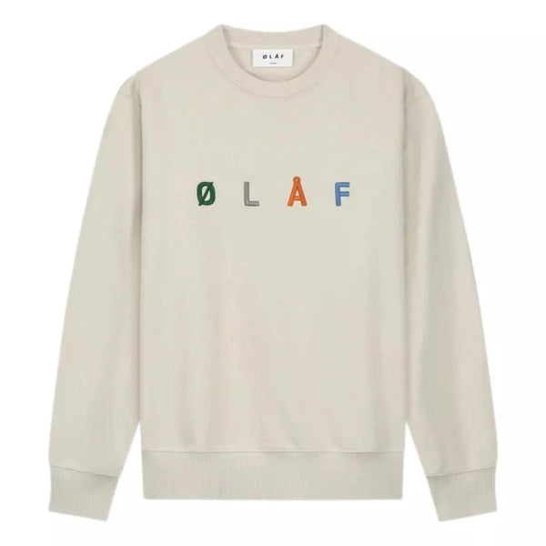 OLAF M SWEATER Olaf Sans Embro Crewneck Sweater Zand - Match Laren