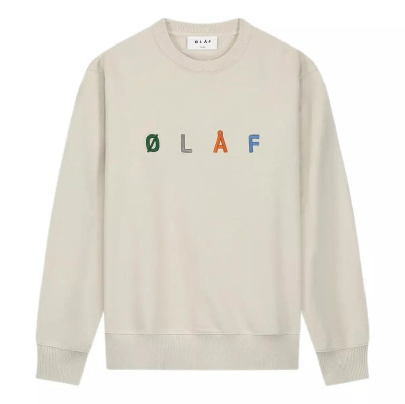 OLAF M SWEATER Olaf Sans Embro Crewneck Sweater Zand - Match Laren