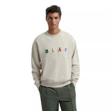 OLAF M SWEATER Olaf Sans Embro Crewneck Sweater Zand - Match Laren