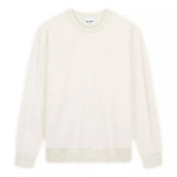 OLAF M SWEATER Olaf Varsity Crewneck Sweater Off White - Match Laren