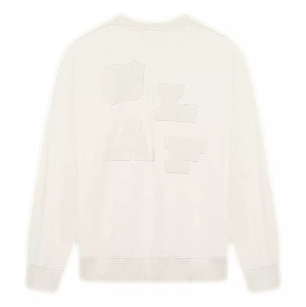 OLAF Olaf Varsity Crewneck Sweater Off White - Match Laren