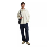 OLAF M SWEATER Olaf Varsity Polo Sweater Off White - Match Laren