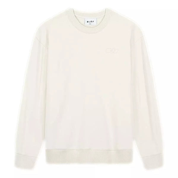 OLAF Olaf Varsity Crewneck Sweater Off White - Match Laren