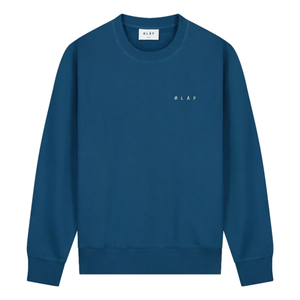 OLAF M SWEATER S / PETROL OLAF Sweater Blauw - Match Laren