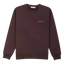 OLAF M SWEATER XS / CHOCOLA Olaf Lasso Face Crewneck Trui Choco Plum - Match Laren