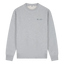 OLAF M SWEATER XS / GRIJS MELEE Olaf Lasso Face Crewneck Trui Lichtgrijs - Match Laren
