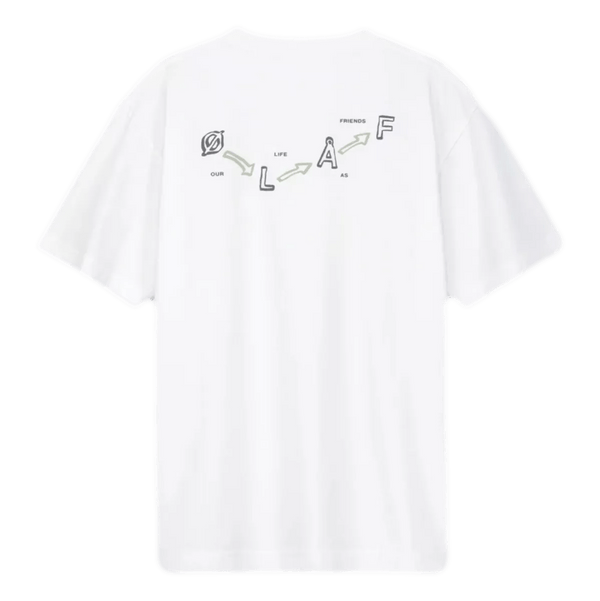 OLAF M T-SHIRT OLAF Arrow T-shirt Wit - Match Laren