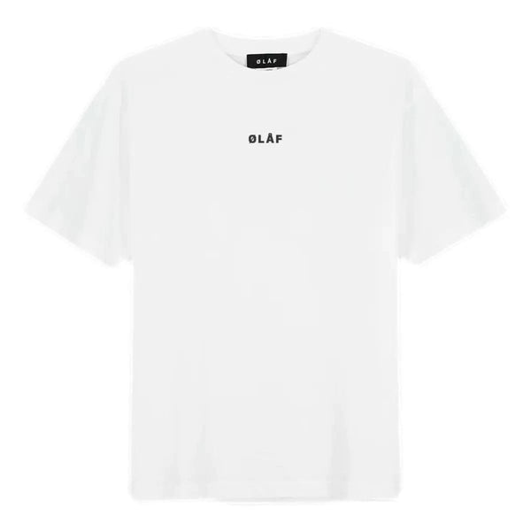 OLAF M T-SHIRT OLAF Block Tee Wit - Match Laren