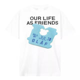 OLAF M T-SHIRT Olaf Friends Clip T-Shirt Wit - Match Laren