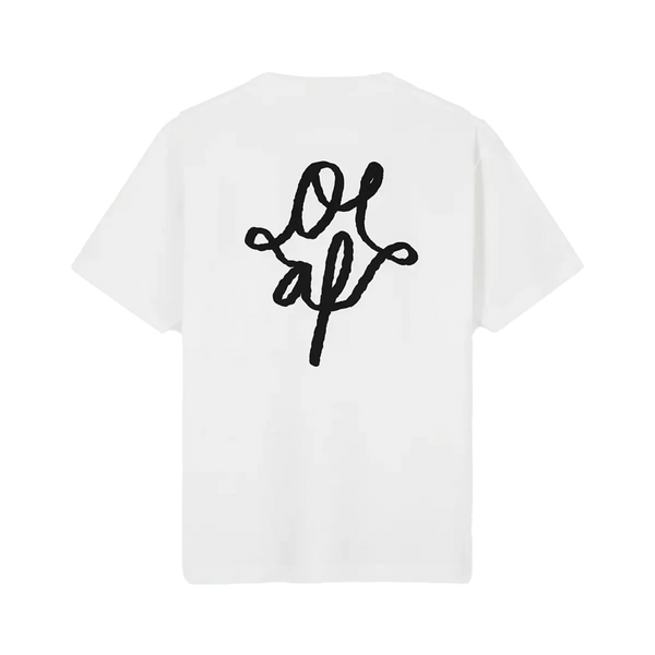 OLAF M T-SHIRT Olaf Monogram Graphic T-Shirt Wit - Match Laren