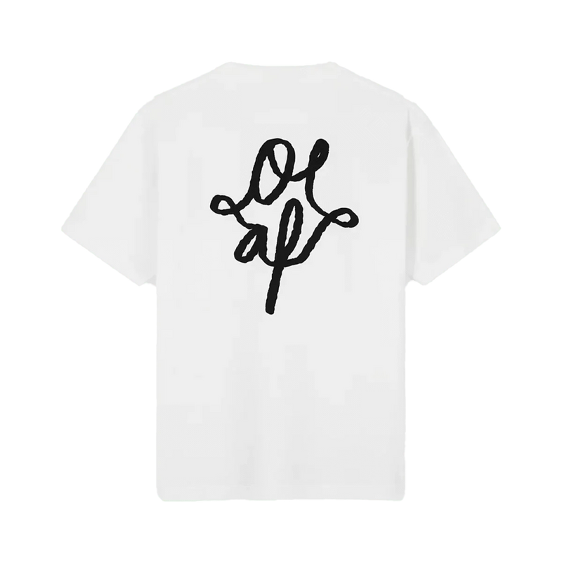 OLAF M T-SHIRT Olaf Monogram Graphic T-Shirt Wit - Match Laren