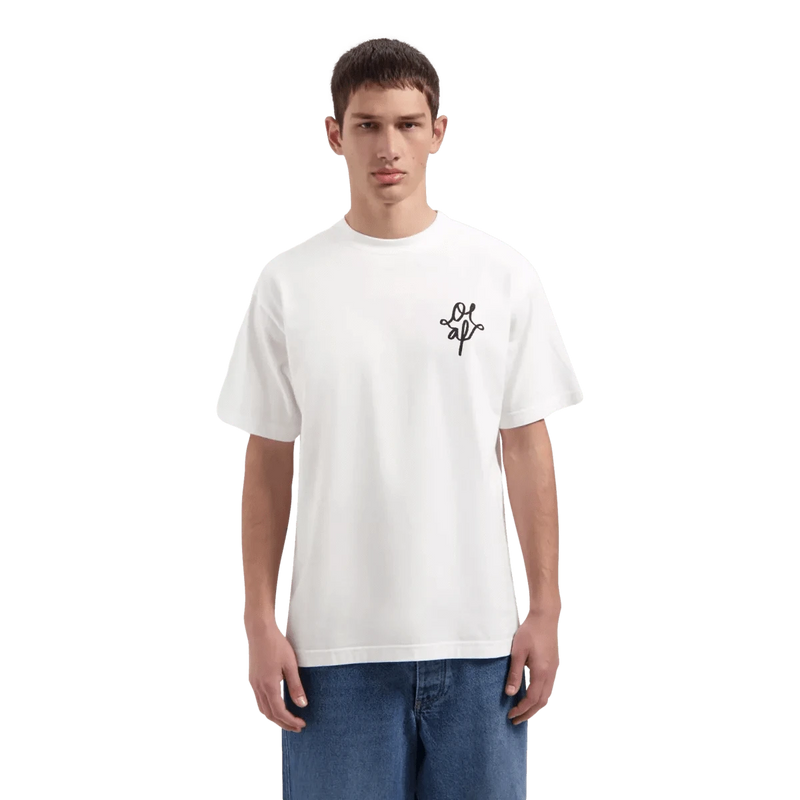 OLAF M T-SHIRT Olaf Monogram Graphic T-Shirt Wit - Match Laren