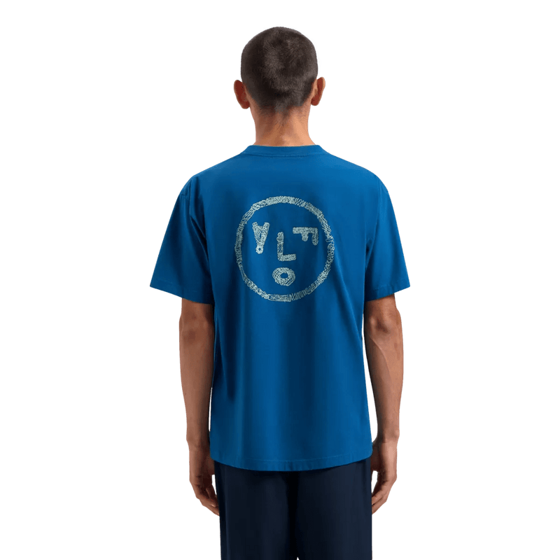 OLAF M T-SHIRT OLAF Scribble T-Shirt Blauw - Match Laren