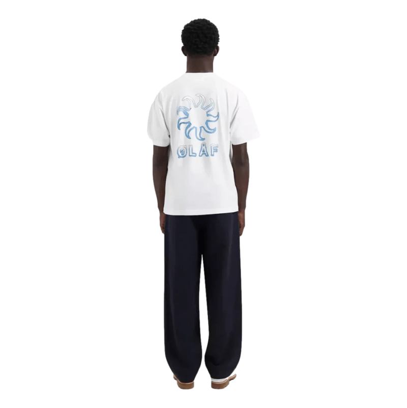 OLAF M T-SHIRT Olaf T-Shirt Gradient Sun Wit - Match Laren