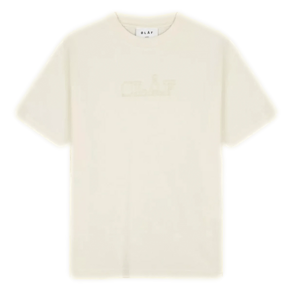 OLAF M T-SHIRT S / OFF WHITE Olaf T-Shirt Stitched Varsity Off White - Match Laren
