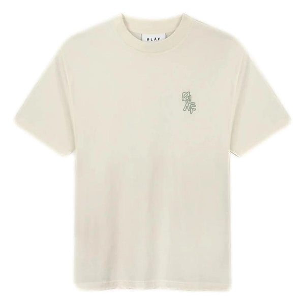 OLAF M T-SHIRT XL / OFF WHITE OLAF Layered Logo Tee Off White - Match Laren