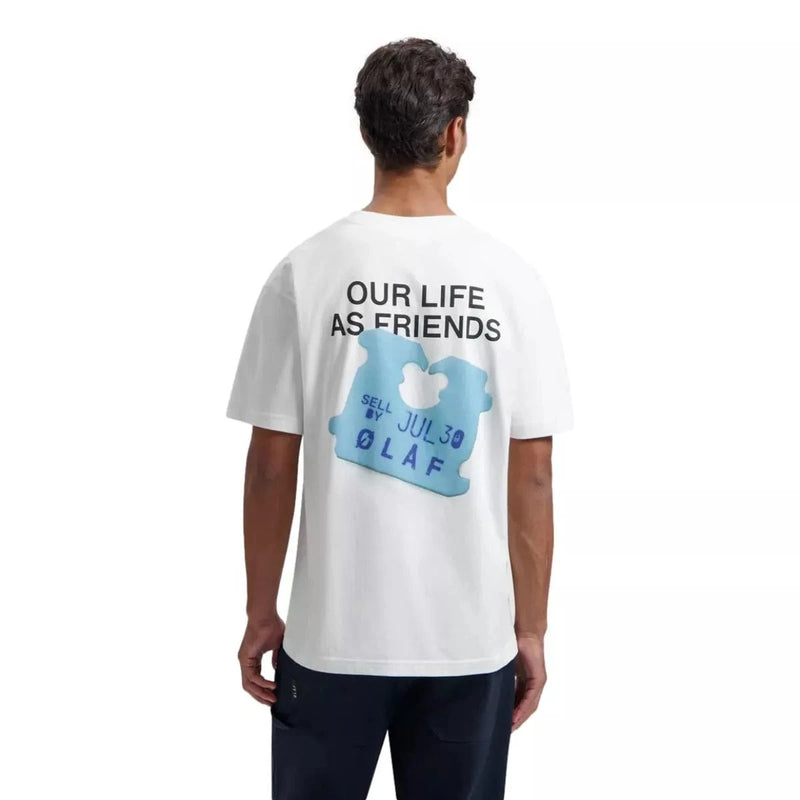 OLAF M T-SHIRT XL / WIT COMBI Olaf Friends Clip T-Shirt Wit - Match Laren