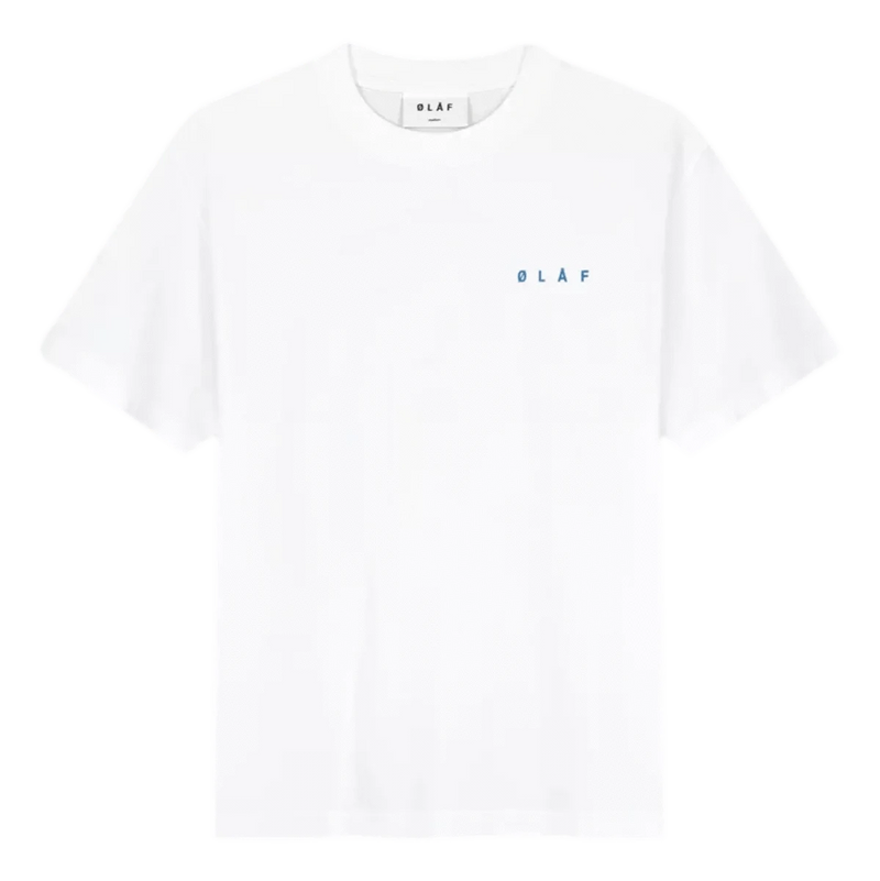OLAF M T-SHIRT XL / WIT OLAF Scribble T-Shirt Wit - Match Laren