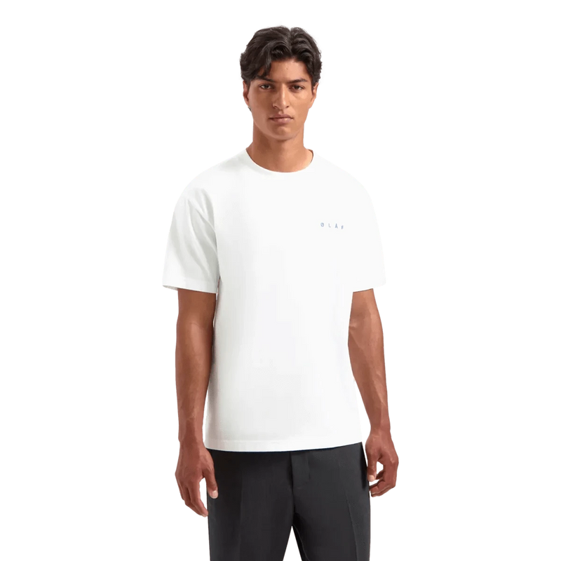 OLAF M T-SHIRT XL / WIT OLAF Scribble T-Shirt Wit - Match Laren