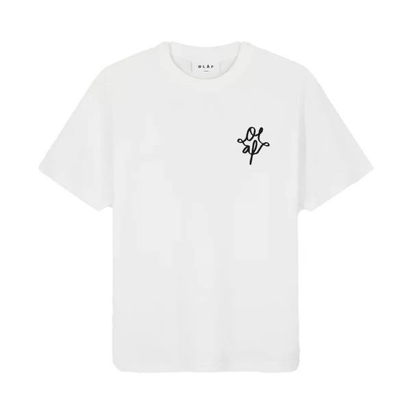 OLAF M T-SHIRT XS / WIT Olaf Monogram Graphic T-Shirt Wit - Match Laren