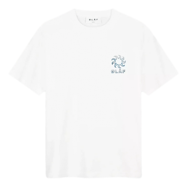OLAF M T-SHIRT XS / WIT Olaf T-Shirt Gradient Sun Wit - Match Laren