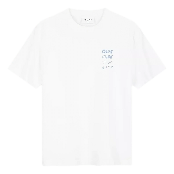 OLAF M T-SHIRT XS / WIT Olaf T-Shirt Spray Grafic Wit - Match Laren