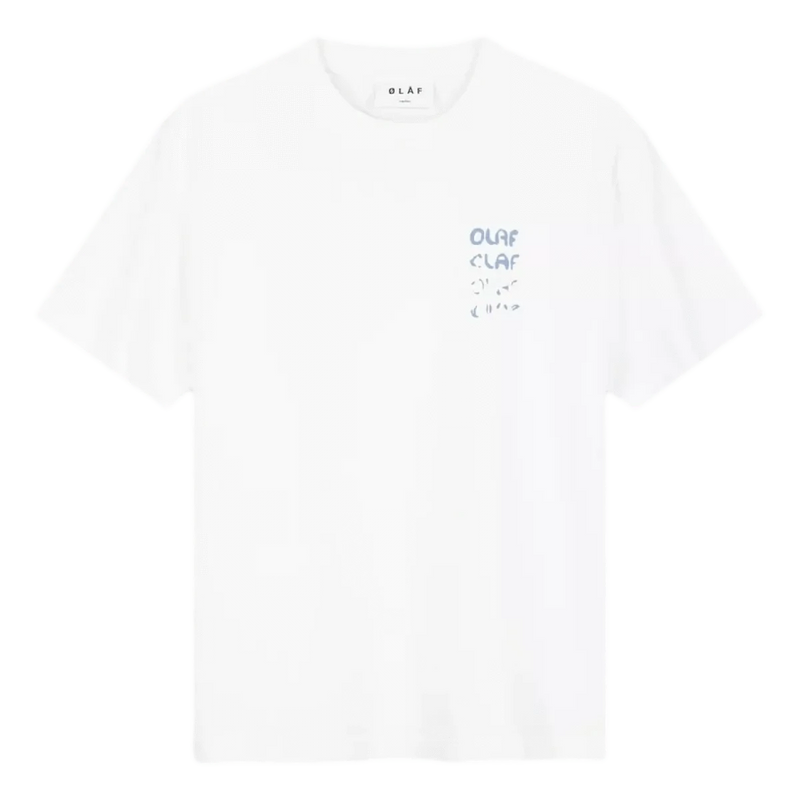 OLAF M T-SHIRT XS / WIT Olaf T-Shirt Spray Grafic Wit - Match Laren