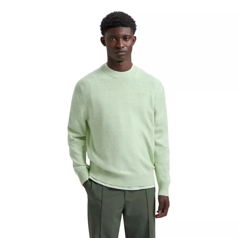 OLAF M TRUI Olaf Essential Knit Trui Licht Groen - Match Laren