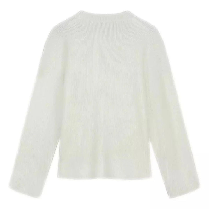 OLAF M TRUI Olaf Signature Knitted Crewneck Trui Crème - Match Laren