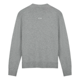 OLAF M TRUI Olaf Sweater Essential Knitted Grijs Melee - Match Laren