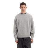 OLAF M TRUI Olaf Sweater Essential Knitted Grijs Melee - Match Laren