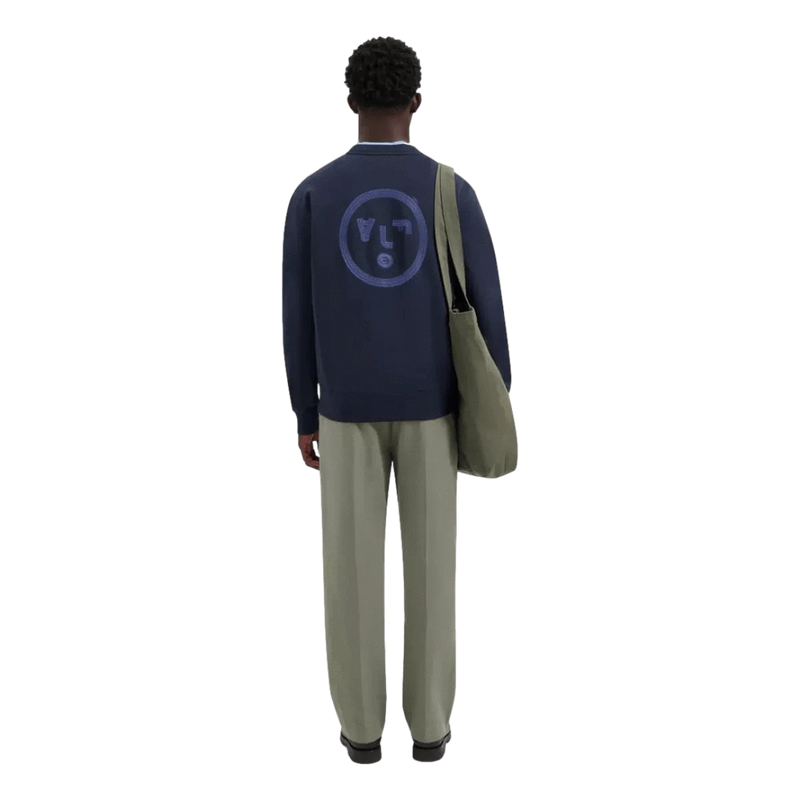 OLAF M TRUI Olaf Sweater Lined Face Marine - Match Laren