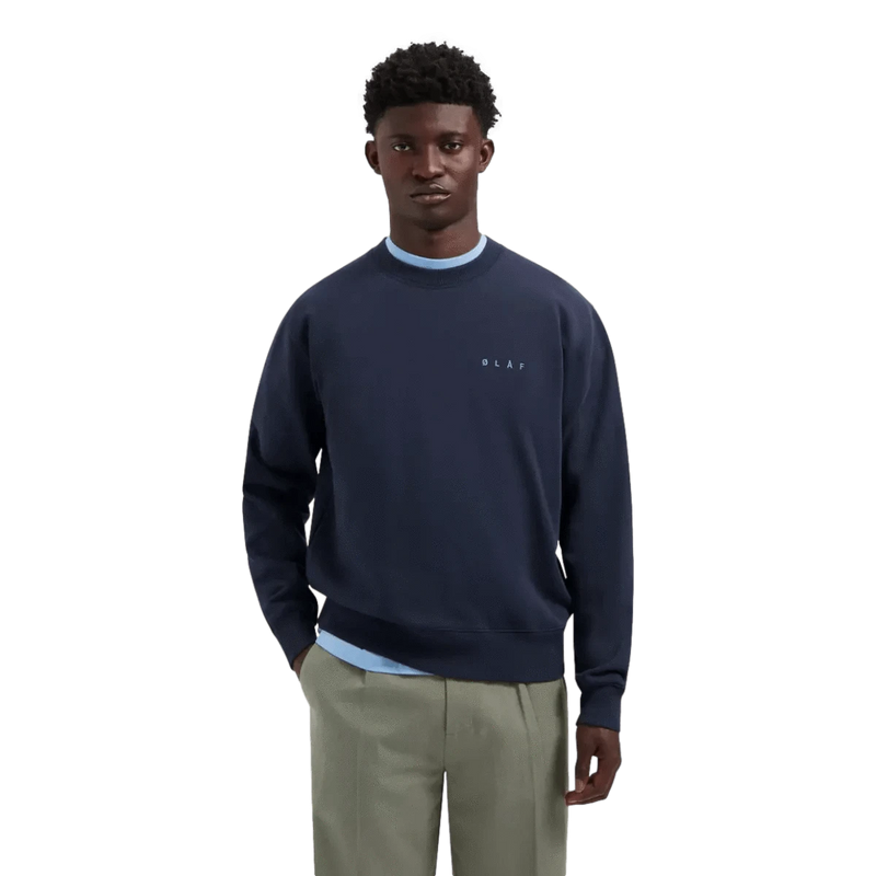 OLAF M TRUI Olaf Sweater Lined Face Marine - Match Laren
